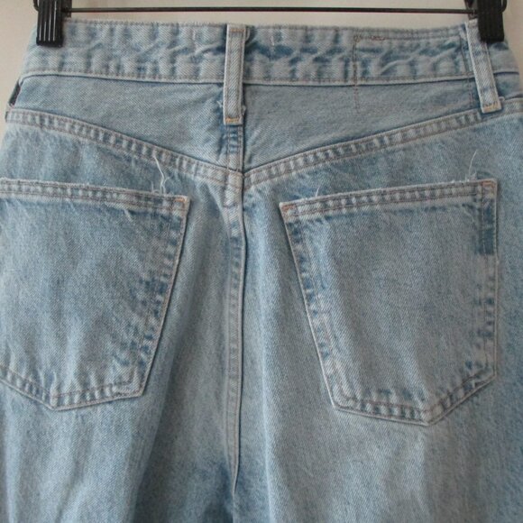 ZARA HIGH WAIST STRAIGHT LEG JEANS - Picture 5 of 8